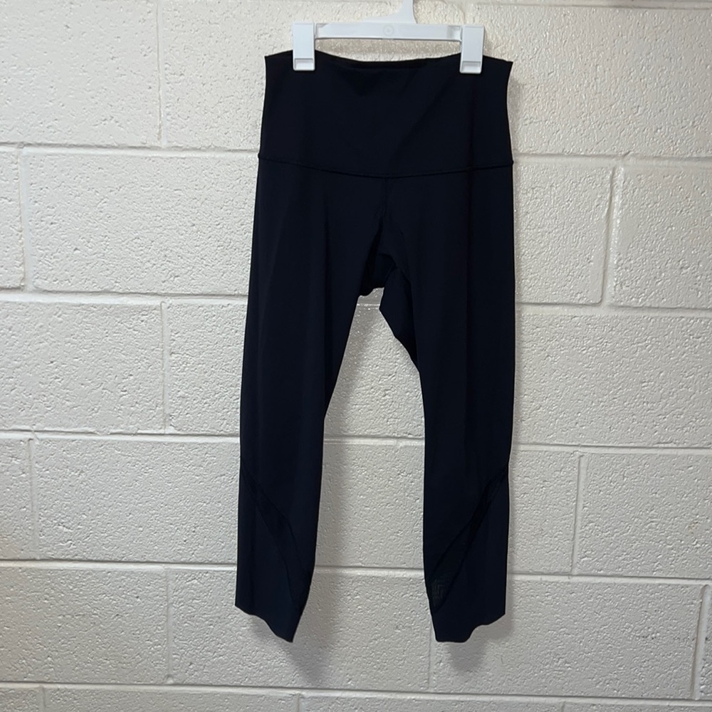 Lululemon Wunder Under Roll Down Scallop Hem High Rise Crop 23”